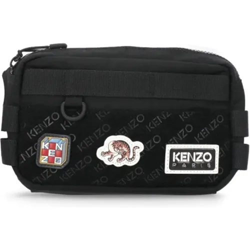 Pouch with Contrasting Color Patches , male, Sizes: ONE SIZE - Kenzo - Modalova