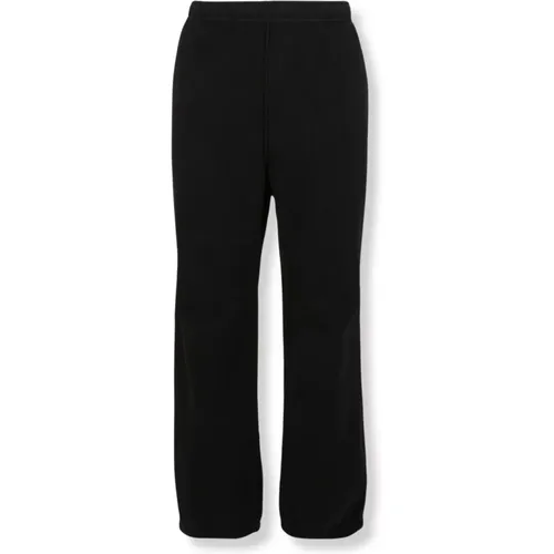 Sweatpants, male, , Size: L Fleece Cuffed-hem Trousers - MM6 Maison Margiela - Modalova