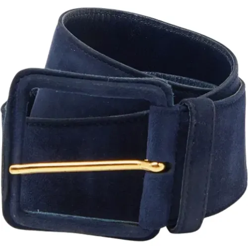 Pre-owned Suede belts , female, Sizes: ONE SIZE - Miu Miu Pre-owned - Modalova