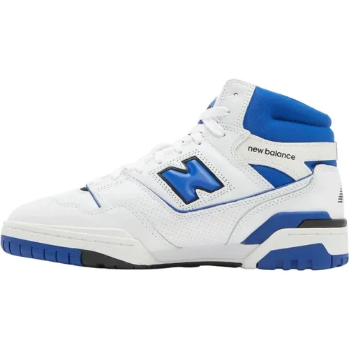 Weiße Blaue Herrenschuhe , Damen, Größe: 40 EU - New Balance - Modalova