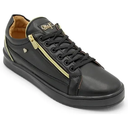 Herren Sneakers mit Reißverschluss Schwarz - Cms97 , Herren, Größe: 41 EU - True Rise - Modalova