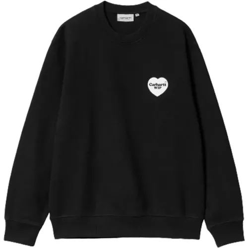 Heart Bandana Sweatshirt (Schwarz) , Herren, Größe: L - Carhartt WIP - Modalova