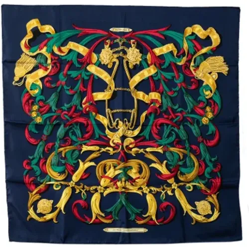 Pre-owned Scarves, female, , Size: ONE SIZE Pre-owned Silk scarves - Hermès Vintage - Modalova