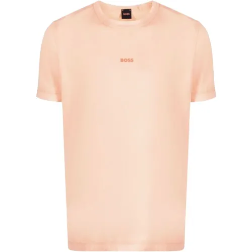 Herren Casual T-Shirt , Herren, Größe: L - Hugo Boss - Modalova