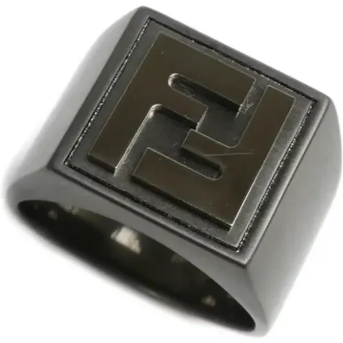 Pre-owned Jewellery, female, , Size: ONE SIZE Pre-owned Metal rings - Fendi Vintage - Modalova