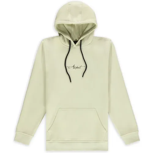 Aqua Signature Hoodie - Trendy Design , Herren, Größe: L - Aspact - Modalova