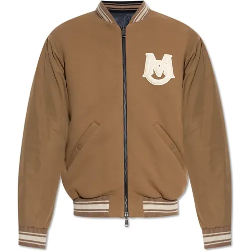 Down Jackets, male, , Size: 2XL Reversible down jacket - Moncler - Modalova