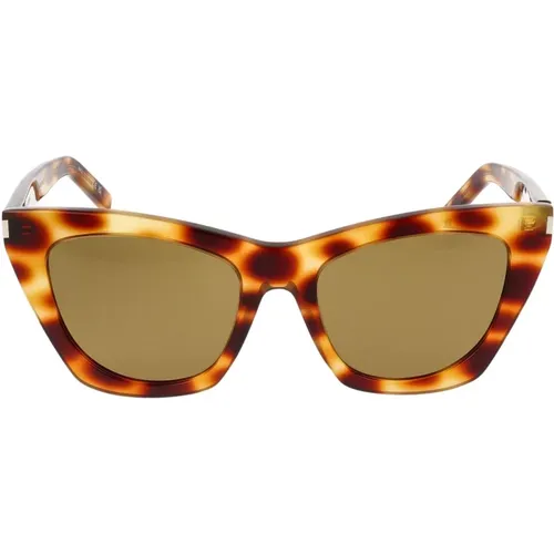 SL 214 Kate Sunglasses , female, Sizes: 55 MM - Saint Laurent - Modalova
