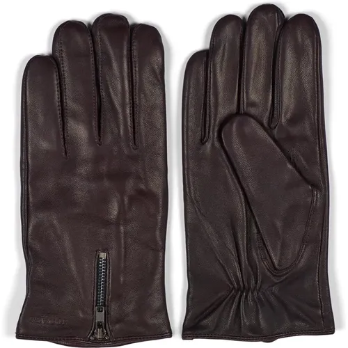 Gloves, male, , Size: M Dark Leather Men's Gloves - Howard London - Modalova