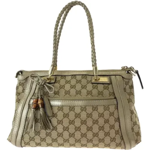 Pre-owned Handbags, female, , Size: ONE SIZE Pre-owned Canvas gucci-bags - Gucci Vintage - Modalova