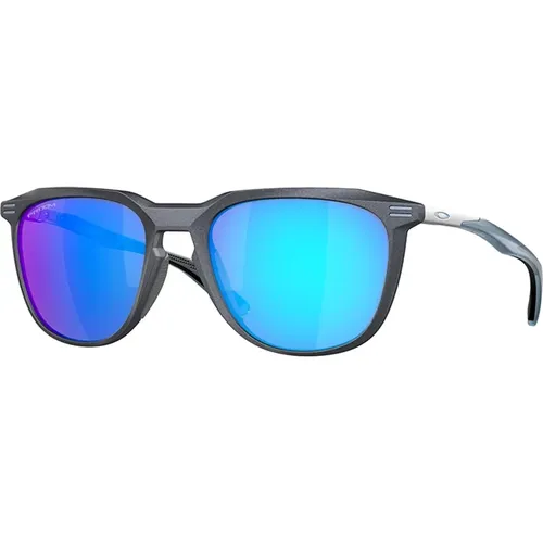 Thurso Prizm Sapphire Sonnenbrille Blau Stahl , Herren, Größe: 54 MM - Oakley - Modalova
