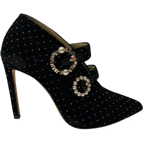 Pre-owned Velvet heels , female, Sizes: 3 UK - Jimmy Choo Pre-owned - Modalova