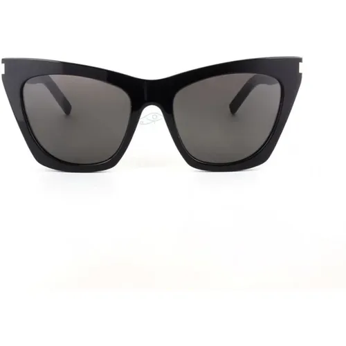 New Wave SL 214 Kate Sunglasses , female, Sizes: 55 MM - Saint Laurent - Modalova
