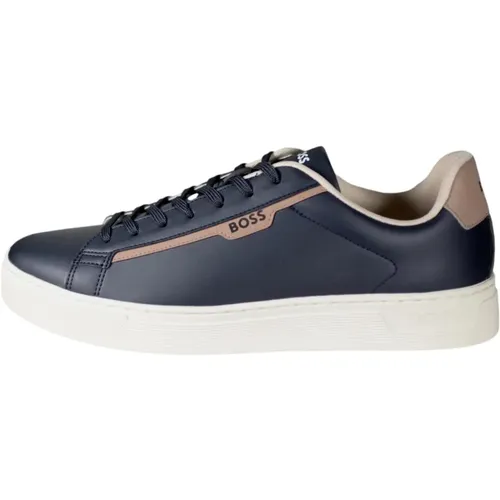 Dark Rhys Tenn Sneakers , male, Sizes: 6 UK, 7 UK - Hugo Boss - Modalova