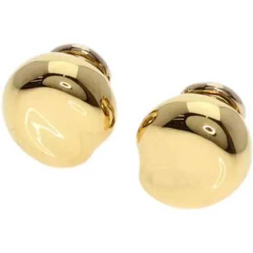 Pre-owned Jewellery, female, , Size: ONE SIZE Pre-owned Gold earrings - Tiffany & Co. Pre-owned - Modalova