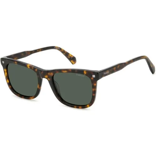 Sunglasses, unisex, , Size: 53 MM Stylish Sunglasses Green Polarized Lens - Polaroid - Modalova