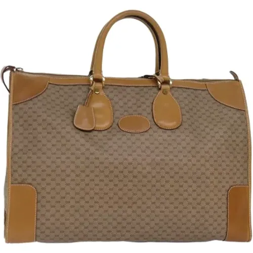 Pre-owned Canvas travel-bags , female, Sizes: ONE SIZE - Gucci Vintage - Modalova