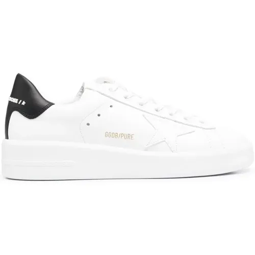 Weiße Purestar Sneakers mit Sternendetail , Damen, Größe: 40 EU - Golden Goose - Modalova