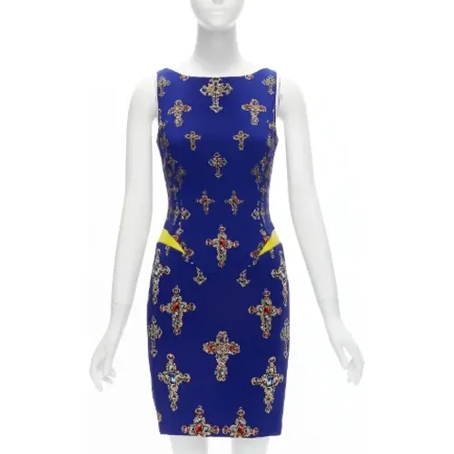 Pre-owned Silk dresses , female, Sizes: S - Versace Pre-owned - Modalova