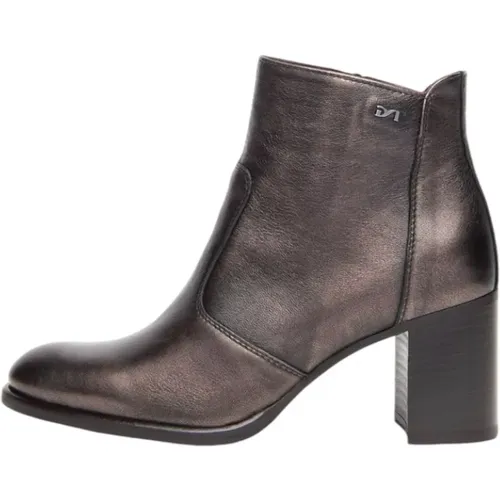 Damen Leder Stiefeletten - Nerogiardini - Modalova