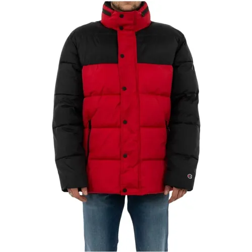 Down Jackets , male, Sizes: L, M - Champion - Modalova