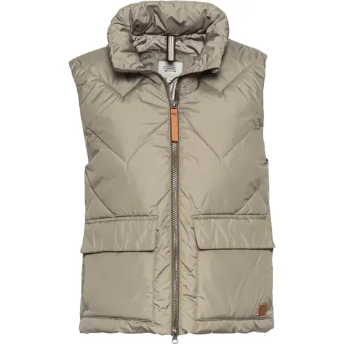 Polyester Puffer Vest , female, Sizes: 3XL, M, XL, 2XL, L - camel active - Modalova