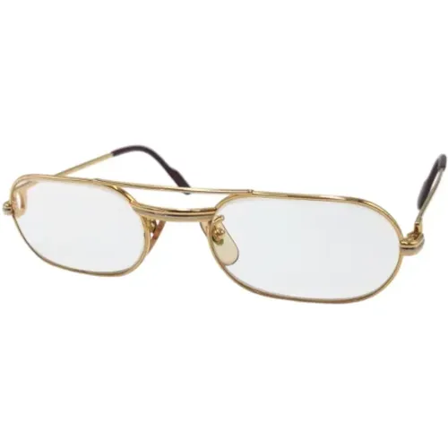 Pre-owned Accessories, male, , Size: ONE SIZE Pre-owned Glass sunglasses - Cartier Vintage - Modalova