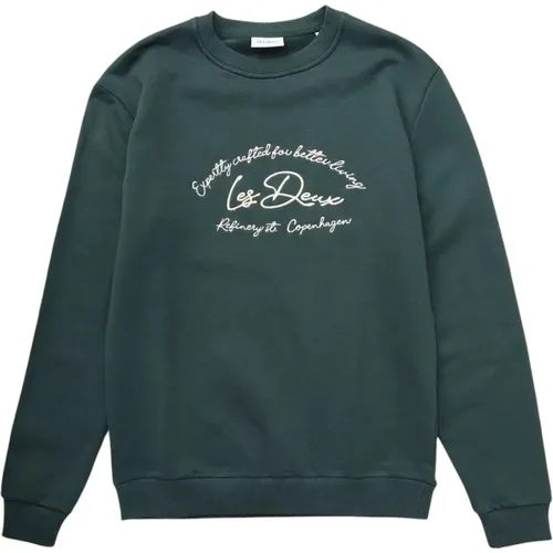 Sweatshirts, male, , Size: L Camden Crewneck Sweatshirt - Les Deux - Modalova