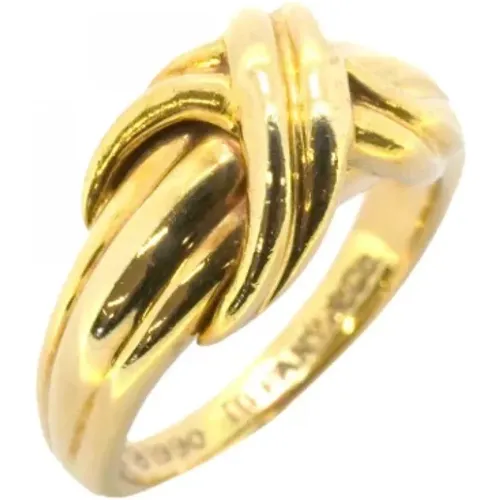 Pre-owned Gold rings , female, Sizes: ONE SIZE - Tiffany & Co. Pre-owned - Modalova