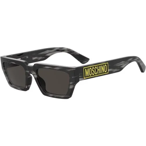 Stylische Sonnenbrille , Herren, Größe: 55 MM - Moschino - Modalova