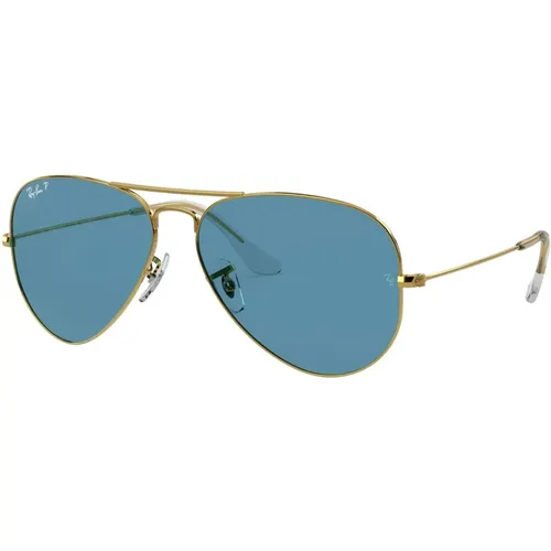 Klassische Aviator Polarisierte Sonnenbrille , unisex, Größe: 55 MM - Ray-Ban - Modalova