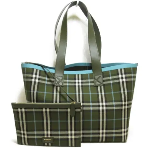 Pre-owned Tote Bags, female, , Size: ONE SIZE Pre-owned Fabric shoulder-bags - Burberry Vintage - Modalova