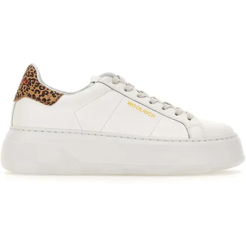 Sneakers, female, , Size: 7 US Chunky Court Sneakers - Woolrich - Modalova