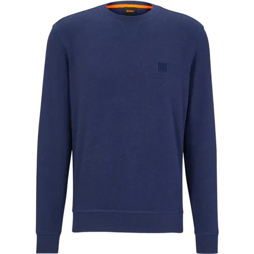 Rundhalsausschnitt Sweatshirt , Herren, Größe: M - Hugo Boss - Modalova