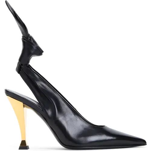 Schwarze Lederpumps Elegante Absätze - Givenchy - Modalova