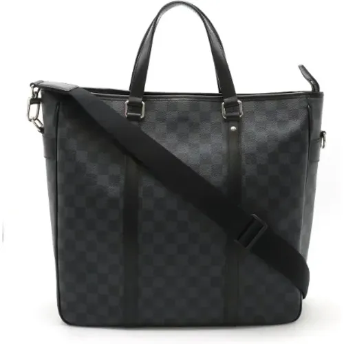 Pre-owned Tote Bags, male, , Size: ONE SIZE Pre-owned Canvas shoulder-bags - Louis Vuitton Vintage - Modalova