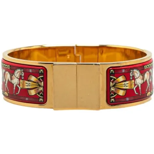 Pre-owned Jewellery, female, , Size: ONE SIZE Pre-owned Fabric bracelets - Hermès Vintage - Modalova