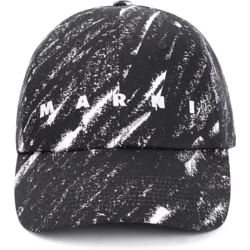 Caps, male, , Size: M Stylish Hat - Marni - Modalova