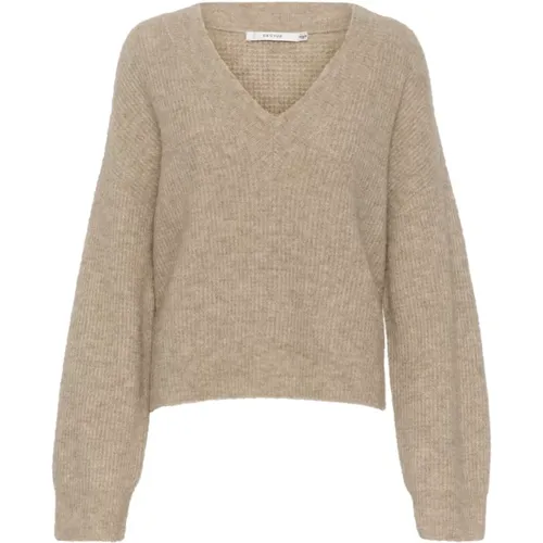 V-neck Knitwear, female, , Size: XS Soft V-Neck Knit Sweater - Gestuz - Modalova