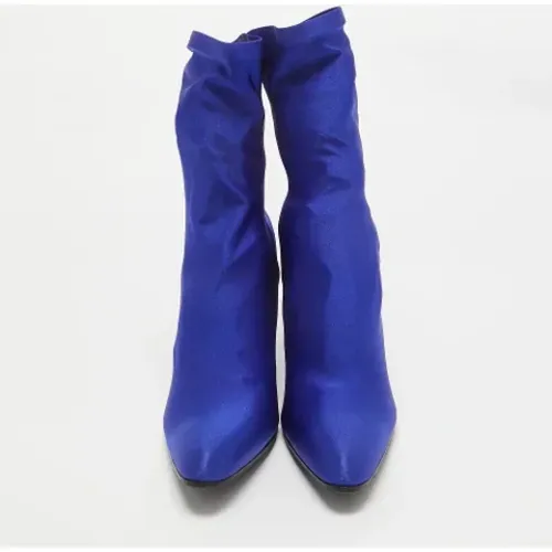 Pre-owned Fabric boots , female, Sizes: 5 1/2 UK - Balenciaga Vintage - Modalova