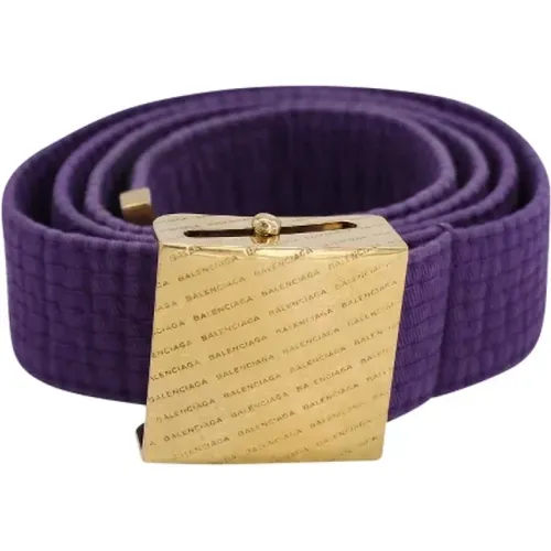 Pre-owned Cotton belts , male, Sizes: ONE SIZE - Balenciaga Vintage - Modalova