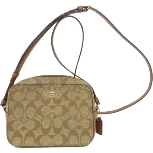 Pre-owned Cross Body Bags, female, , Size: ONE SIZE Pre-owned Canvas shoulder-bags - Coach Pre-owned - Modalova