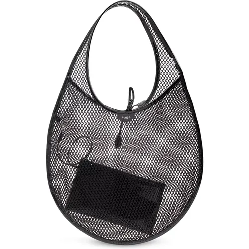 ‘One Piece Medium’ mesh shoulder bag , female, Sizes: ONE SIZE - Alaïa - Modalova
