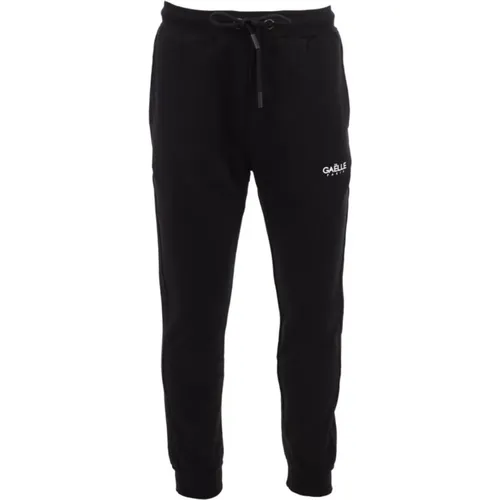 Sweatpants, male, , Size: L Men's Jogging Pants with Side Pockets - Gaëlle Paris - Modalova