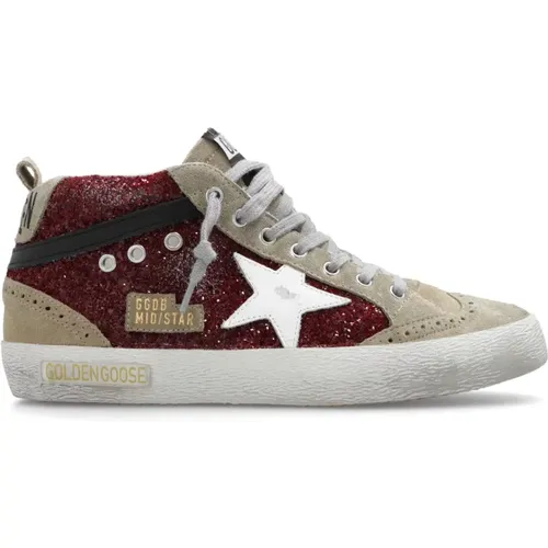 Sneakers, female, , Size: 10 US Mid Star Classic high-top sneakers - Golden Goose - Modalova