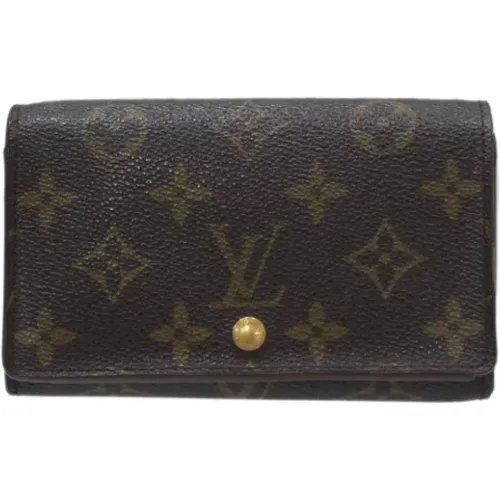 Pre-owned Wallets, female, , Size: ONE SIZE Pre-owned Canvas wallets - Louis Vuitton Vintage - Modalova