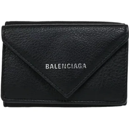 Pre-owned Wallets, female, , Size: ONE SIZE Pre-owned Leather wallets - Balenciaga Vintage - Modalova