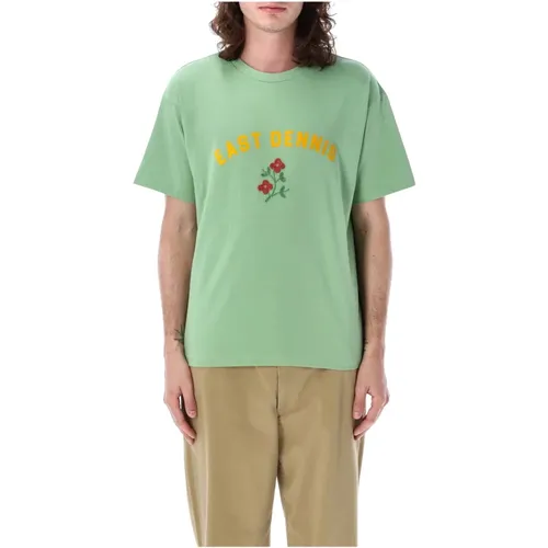 Mint Floral Crew-neck T-shirt , Herren, Größe: L - Bode - Modalova