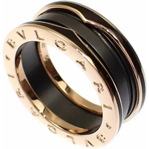 Pre-owned Jewellery, female, , Size: ONE SIZE Pre-owned Rose Gold rings - Bvlgari Vintage - Modalova