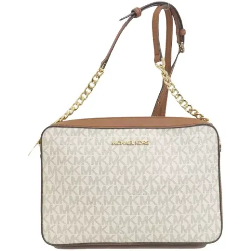 Pre-owned Cross Body Bags, female, , Size: ONE SIZE Pre-owned Canvas shoulder-bags - Michael Kors Pre-owned - Modalova